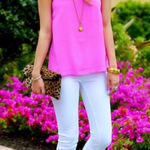 Lilly Pulitzer Hot Pink Top Photo 0