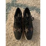 Stella McCartney Stella McCartney Elyse Black Star Platform Oxfords Lace-up Shoe Photo 1