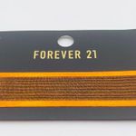 Forever 21 NWT Neon Orange Sparkle Glitter Choker Photo 2