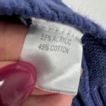 Ellsworth + Ivey Navy Blue Sweater Nantucket Embroidery Crew Neck Women's Size L Size L Photo 3