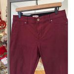 Juicy Couture Women's Pants, Size 12, Burgundy-Skinny jeans Photo 2