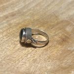 Sterling Silver Raised Black Onyx 925  Ring Photo 6