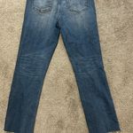 The Pants Store Daze straight blue jeans high rise gray hem  Photo 1