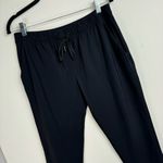 Lululemon Jet Crop Slim Black Athletic Jogger Pants Sz Large Photo 6