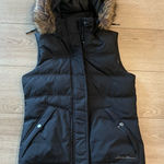 Eddie Bauer  Women’s Flannel Lined Hooded Down Puffer Quilted Vest Size XS Photo 0