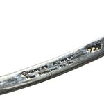 Charles Albert  Necklace Sterling Silver Bamboo Style Frame Onyx Pendant Choker Photo 5