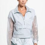 Free People NWOT Movement Shape Shifter Metallic Blue Shorts Medium Photo 1