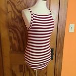 Sexy red n white striped tank top Photo 6