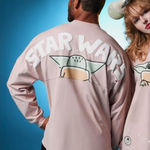 Disney Parks Grogu Star Wars Spirit Jersey Pink Tan Size XXL Photo 0