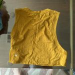 Lululemon LULU GOLD/YELLOW CROPPED TANK LOOSE SIZE 2 Photo 1