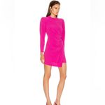 ALC Frank A.L.C. Jane Shocking Pink Long Sleeve Mini Dress Size 6 Photo 1