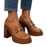 Skechers Vintage  Somethin’ Else Chunky Platform Heels 7.5 Y2K Brown Photo 0