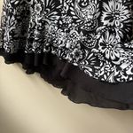 Wrapper Y2K Floral Black and White Skirt Photo 1