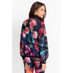 Johnny Was ACTIVE STUDIO FULL ZIP JACKET Size XS But Oversized NWOT Floral $318 Photo 1