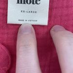 Anthropologie MOTE XXL Blouse Top Popover Long Sleeve Hot Pink Gauzy Women’s Photo 7