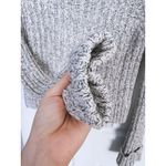 Free People Marled Ivory Cowl Neck Cable Knit Sweater XS Cozy Lounge Winter Photo 9