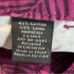 Be Bop shorts vivid violet linen cotton womens 3 new Chino Tropical floral Photo 8