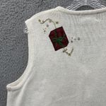 Vintage Designers Originals Studio Joy Christmas Sweater Vest Ugly Women Large Photo 4