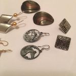 Lot Of 5 Vintage Modern Costume Jewelry Earrings Pierced All Signed Photo 4