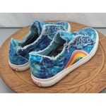 blowfish Malibu Playwire-F-T Sneakers Blue Tie Dye Size 7 Slip-On Photo 2