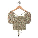 Maaji  Women's Ditsyduo Riley 2‎ Way Wear Beachwear Crop Top Size Medium Photo 2