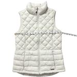 ZeroXposur  Elena Quilted Vest with Pockets Full Zip White Size Small Photo 4