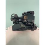 Black Patent‎ Leather Size 6.5 Slingback Heels Open Toe Bow Classy S Photo 6