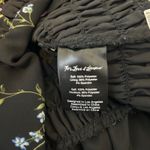 For Love & Lemons Dixon Black‎ Floral Mini Dress Smocked M Black Size M Photo 6