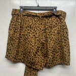 A New Day Cheetah Print Women's High Waisted Shorts w/ Tie Size XXL Pockets Photo 5