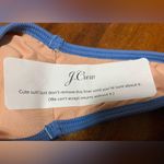 J.Crew Ribbed One-Strap One-Piece Swimsuit NWT Blue Photo 7