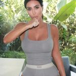 SKIMS Cotton Rib Tank Top, Size 2X, Color Kyanite Gray, New with Tag Photo 5