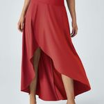 Halara  Breezeful High Low Ruffle Flowy Quick Dry Casual Maxi Skirt Women SIZE XL Photo 0