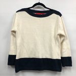 Liz Claiborne  Liz & co. sweater navy cream size small Photo 0