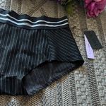Kada Black and White Striped Pants Brief Size Medium Photo 4