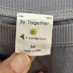 By Together  Embroidered Smiley Face Crewneck Sweatshirt Photo 3