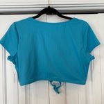 Old Navy  Blue Swim Top Size‎ Large Photo 1