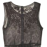 Johnny Was  Biya Embroidered Lace Dress size S Brown Overlay Whimsigoth Dark Photo 6