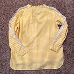 Crown & Ivy Yellow and White Gingham Tunic Size M NWT Photo 3