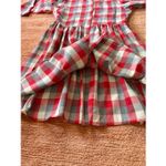 Fancyinn  Plaid Shirt Dress Red Gray Long Sleeve Size S NWT Photo 6