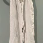 white linen pants Size M Photo 0