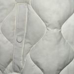 Calvin Klein  White Ivory Quilted Bomber Puffer Unisex Jacket Size Small NEW $225 Photo 4
