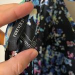 Forever 21 Women’s Black Floral Print Sleeveless Tunic Top Mini Dress Size Small Photo 25