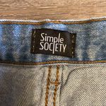 Simple Society  Light Wash Distressed High Waisted Jeans Size 9 / 29 Photo 3