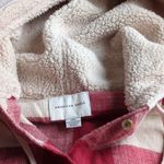 American Eagle  Plaid Hooded Flannel Photo 1