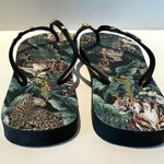 Camilla Like New  Tiger Graphic Thong Flip-Flops - US Size 4/5 Photo 4