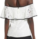 WAYF  halter neck off shoulder lace blouse size medium Photo 1