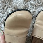 The Frankie Shop PORTE & PAIRE X  tan calf leather slip on clogs 37 mules Photo 6