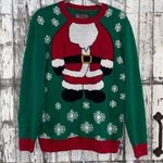 Santa body ugly Christmas sweater Size L Photo 0
