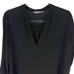 Allison Joy V-Neck Blouse Black Size Large Photo 2