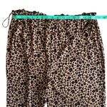 Shade & Shore Leopard Print Ruffle Waist Cover Up Swim Pants  Brown Large Photo 9